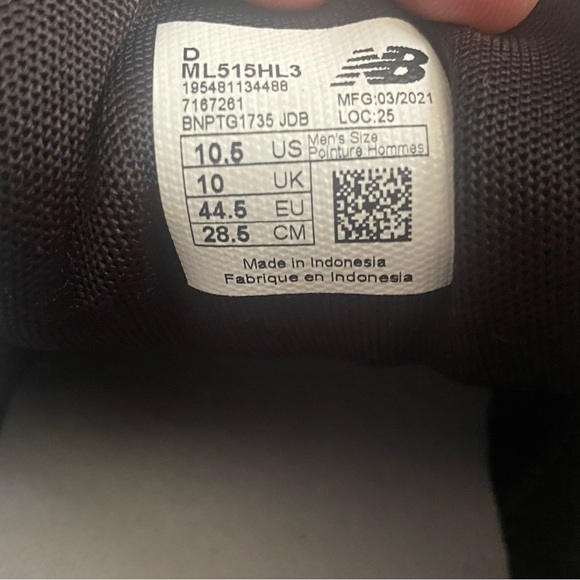 Mens New Balance 515 Size 10.5 - Picture 7 of 8